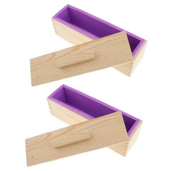 craft tools 2 pieces rectangle silicone soap toast loaf mold wooden box lid diy 900ml purple
craft tools 2 pieces rectangle silicone soap toast loaf mold wooden box lid diy 900ml purple