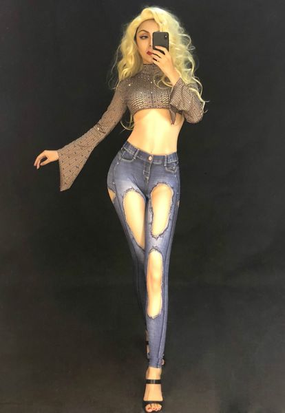 black 3d printed jeans jumpsuit rhinestones bodysuits nightclub female singer prom party outfit birthday banquet costumes, Black;red
black 3d printed jeans jumpsuit rhinestones bodysuits nightclub female singer prom party outfit birthday banquet costumes, Black;red
