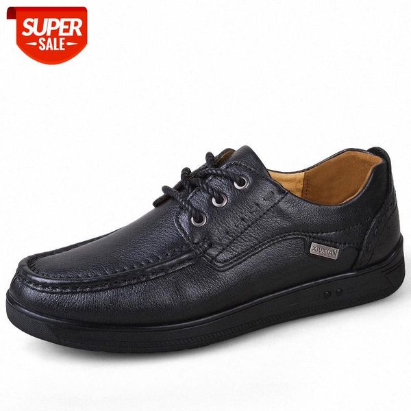first layer cowhide mid-leather shoes men's autumn soft-soled leather business set foot old dad #h10p, Black
first layer cowhide mid-leather shoes men's autumn soft-soled leather business set foot old dad #h10p, Black