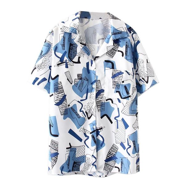 women's blouses & shirts chamsgend fashion woman 2021 polyester tunic short sleeve vintage print korean shirt casual loose blouse, White
women's blouses & shirts chamsgend fashion woman 2021 polyester tunic short sleeve vintage print korean shirt casual loose blouse, White