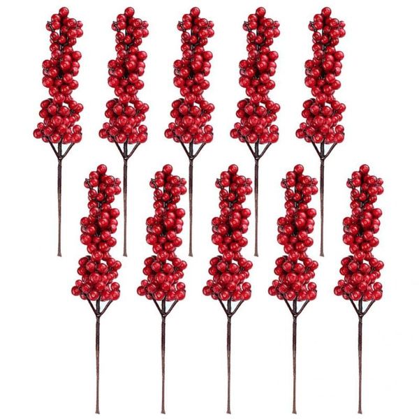 decorative flowers & wreaths portable berry branches bright-coloured lightweight xmas tree simulated stems christmas berries 10pcs
decorative flowers & wreaths portable berry branches bright-coloured lightweight xmas tree simulated stems christmas berries 10pcs