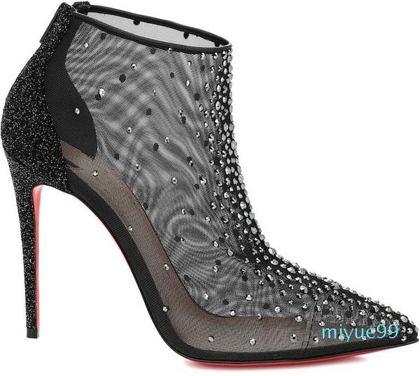 2022 mesh with crystals studs women ankle boots high heels boot summer breather back zipper thin heeled ladys pumps nude black
2022 mesh with crystals studs women ankle boots high heels boot summer breather back zipper thin heeled ladys pumps nude black