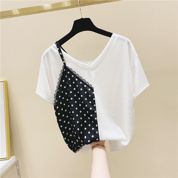 polka dot halter rent point decorating on v t-shirt for women's 2021 summer shirt t-girls t-shirts teeth shirts cmvp, White
polka dot halter rent point decorating on v t-shirt for women's 2021 summer shirt t-girls t-shirts teeth shirts cmvp, White