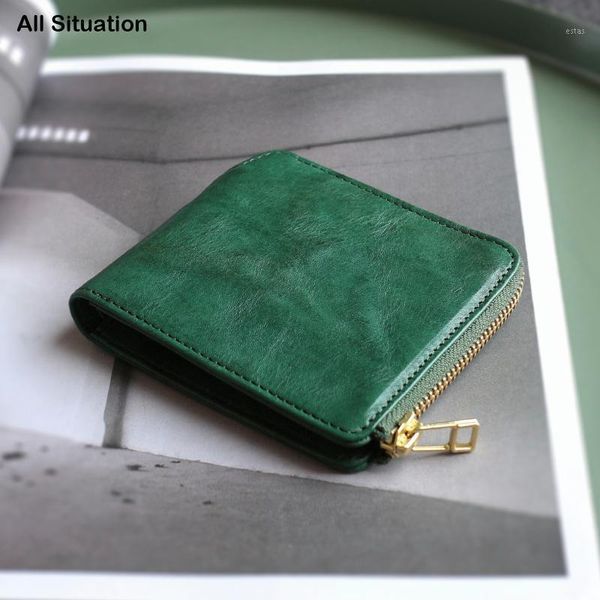 luxury men's wallet first layer cow leather end male vintage clutch bag bifold zipper purses retro pouch women wallets1, Red;black
luxury men's wallet first layer cow leather end male vintage clutch bag bifold zipper purses retro pouch women wallets1, Red;black