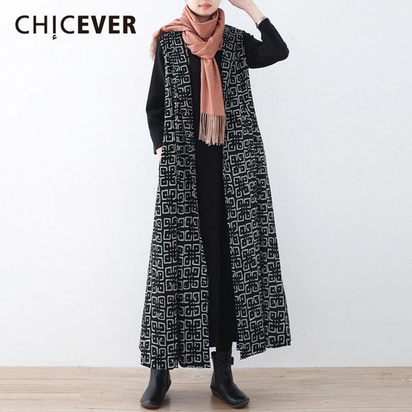 women's vests chicever plaid vest for women lapel sleeveless hit color loose oversized vintage coat female 2021 autumn fashion clothing, Black;white
women's vests chicever plaid vest for women lapel sleeveless hit color loose oversized vintage coat female 2021 autumn fashion clothing, Black;white