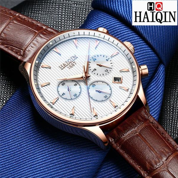 wristwatches haiqin men's watches wrist watch men quartz sport fashion chronograph business relogio masculino, Slivery;brown
wristwatches haiqin men's watches wrist watch men quartz sport fashion chronograph business relogio masculino, Slivery;brown
