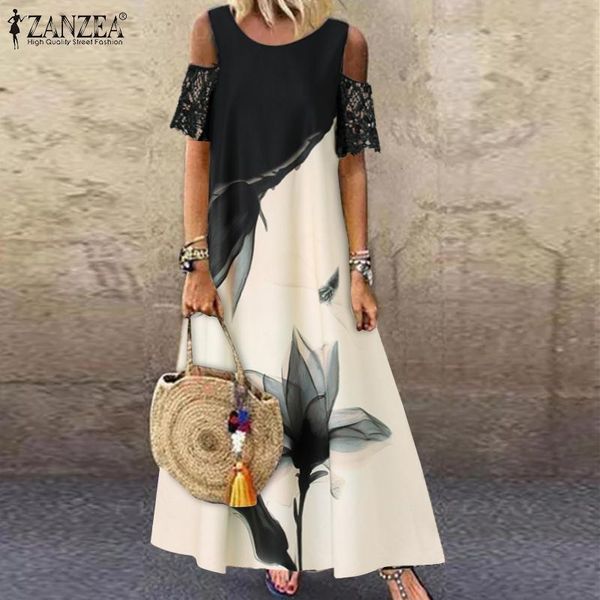 casual dresses bohemian floral printed long dress women summer short sleeve off shoulder beach vestidos elegant lace patchwork sundre, Black;gray
casual dresses bohemian floral printed long dress women summer short sleeve off shoulder beach vestidos elegant lace patchwork sundre, Black;gray