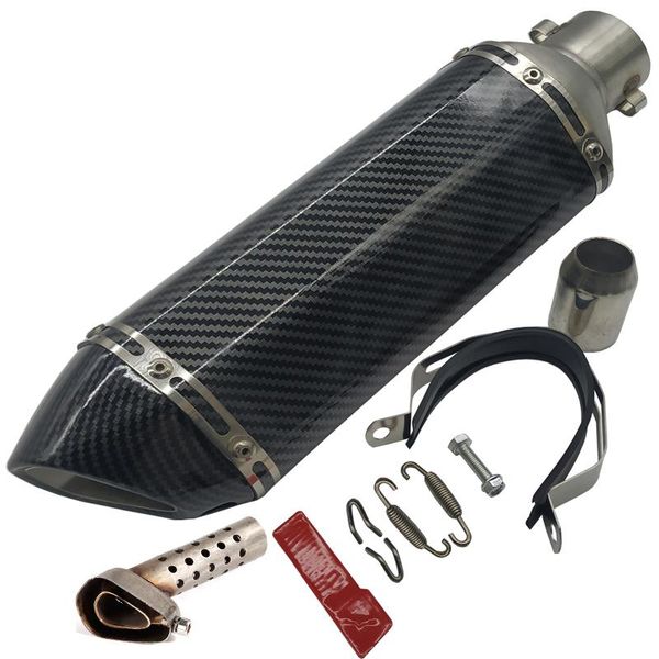 motorcycle exhaust system turbo down pipe carbon fiber moto with db killer acrapovich muffler band flanges
motorcycle exhaust system turbo down pipe carbon fiber moto with db killer acrapovich muffler band flanges