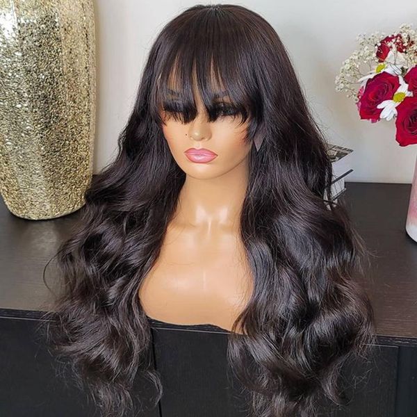 lace wigs super wavy natural black human hair front fringe for women with bangs 180 density 13x6 remy, Black;brown
lace wigs super wavy natural black human hair front fringe for women with bangs 180 density 13x6 remy, Black;brown