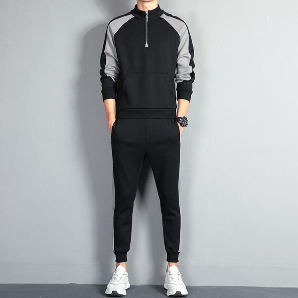 men's tracksuits 2021 men tracksuit jogging set suit 2 pieces autumn sporting male fitness sweatshirts jacket + pants sets, Gray
men's tracksuits 2021 men tracksuit jogging set suit 2 pieces autumn sporting male fitness sweatshirts jacket + pants sets, Gray
