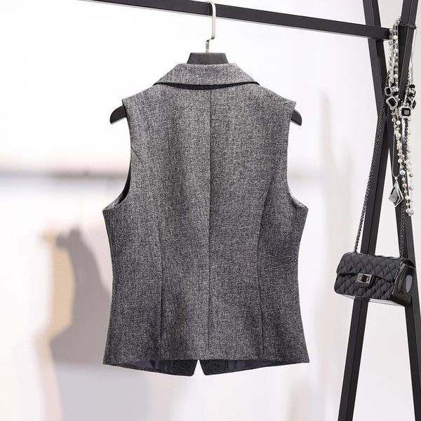 women's vests vest spring autumn sleeveless blazer waistcoat women jacket korean short coat gilet femme f008 kj3917, Black;white
women's vests vest spring autumn sleeveless blazer waistcoat women jacket korean short coat gilet femme f008 kj3917, Black;white