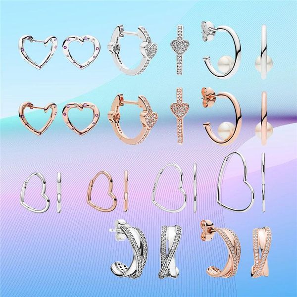 hoop & huggie fine jewelry for women piercing earrings love heart pearl crystal zircon stone rose gold sterling silver 925 original 2021, Golden;silver
hoop & huggie fine jewelry for women piercing earrings love heart pearl crystal zircon stone rose gold sterling silver 925 original 2021, Golden;silver