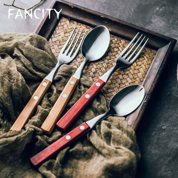 forks fancity stainless steel wooden handle fork spoon creative fruit dessert eating stirring restaurant househ
forks fancity stainless steel wooden handle fork spoon creative fruit dessert eating stirring restaurant househ