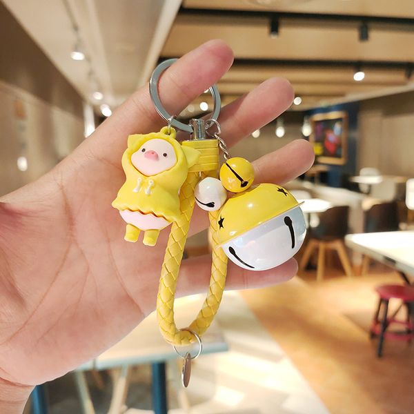 keychain silicone cartoon diy doll mengmeng pig key chain pendant lovers key chain accessories to push small gifts, Silver
keychain silicone cartoon diy doll mengmeng pig key chain pendant lovers key chain accessories to push small gifts, Silver