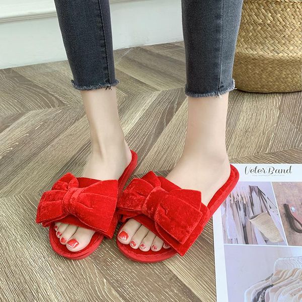 slippers autumn bow ladies indoor cotton gold velvet home shoes women non-slip soft comfort peep toe, Black
slippers autumn bow ladies indoor cotton gold velvet home shoes women non-slip soft comfort peep toe, Black