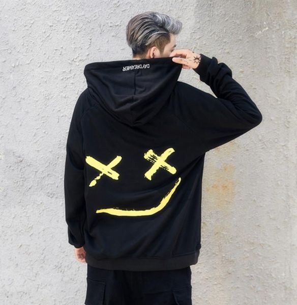 men's hoodies & sweatshirts men be happy day dreamer print fleece hoodie women patchwork hip hop streetwear hooded pullover xxl, Black
men's hoodies & sweatshirts men be happy day dreamer print fleece hoodie women patchwork hip hop streetwear hooded pullover xxl, Black