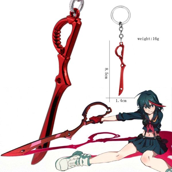 anime jewelry kill la kill keychain ryoko matoi weapon model scissor blade key chain necklace novelty trinket keyrings, Silver
anime jewelry kill la kill keychain ryoko matoi weapon model scissor blade key chain necklace novelty trinket keyrings, Silver