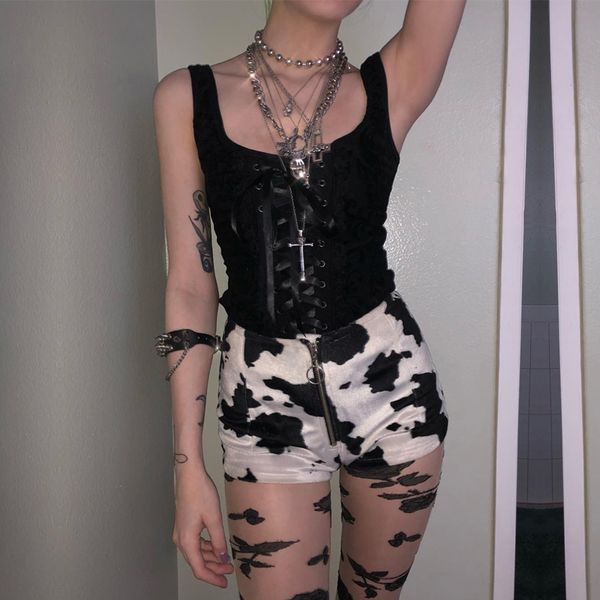 black bandage tank gothic grunge vintage lace women tank streetwear sleeveless sext mesh ruch ruffle, White
black bandage tank gothic grunge vintage lace women tank streetwear sleeveless sext mesh ruch ruffle, White