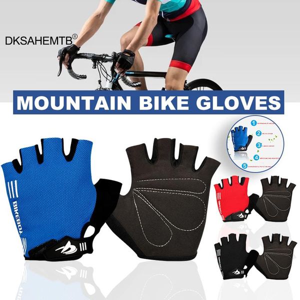 cycling gloves non-slip half finger with wrist wrap support padded fitness short open glove for riding sports summer mj, Black
cycling gloves non-slip half finger with wrist wrap support padded fitness short open glove for riding sports summer mj, Black