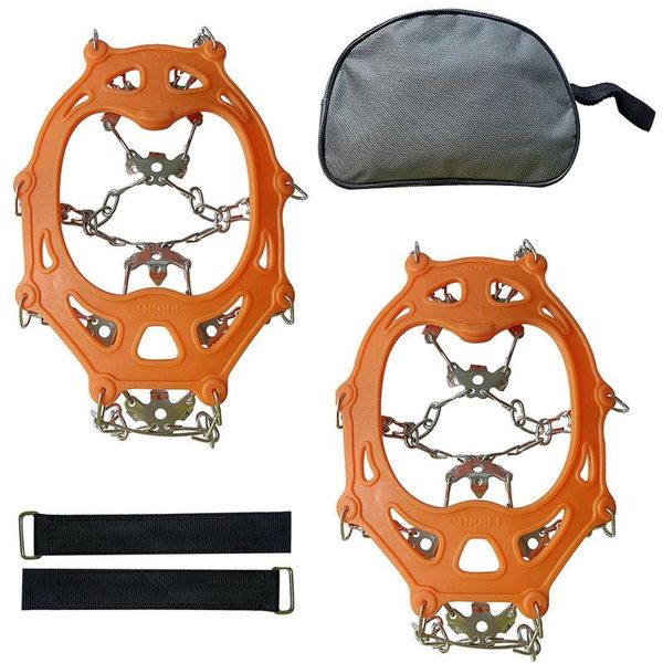 cords, slings and webbing outdoor 19 teeth crampons stainless steel ice claw snow antiskid shoe cover type non-slip sleeve winter climbing e
cords, slings and webbing outdoor 19 teeth crampons stainless steel ice claw snow antiskid shoe cover type non-slip sleeve winter climbing e
