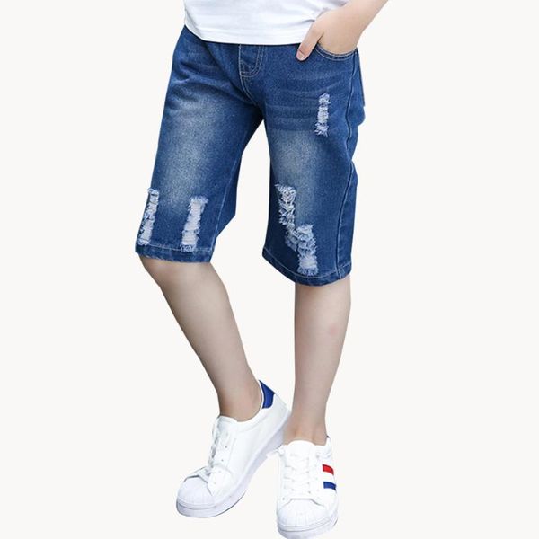jeans for boy solid summer casual style kid's ripped teenage children's clothes 6 8 10 12 14 year, Blue
jeans for boy solid summer casual style kid's ripped teenage children's clothes 6 8 10 12 14 year, Blue