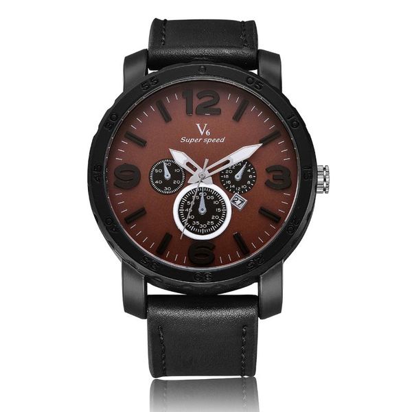 wristwatches v6 fashion casual army sport mens watches leather business quartz-watch men wristwatch relogio masculino, Slivery;brown
wristwatches v6 fashion casual army sport mens watches leather business quartz-watch men wristwatch relogio masculino, Slivery;brown