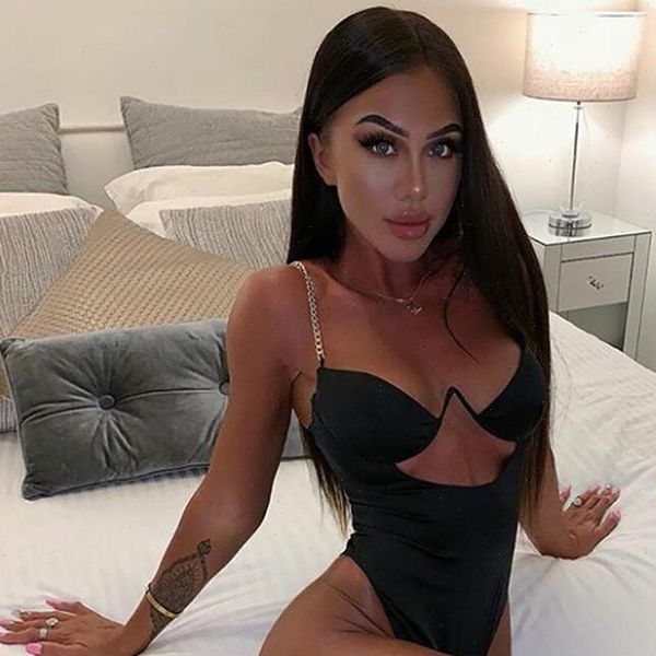 women elastic satin slim bodysuit chain straps hollow out bodycon black party club summer bodysuit body for women jumpsuit, Black;white
women elastic satin slim bodysuit chain straps hollow out bodycon black party club summer bodysuit body for women jumpsuit, Black;white