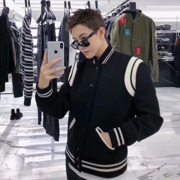 cardigan baseball jacket men's korean fashion black and white strip couple's net red slim class coat, Black;brown
cardigan baseball jacket men's korean fashion black and white strip couple's net red slim class coat, Black;brown
