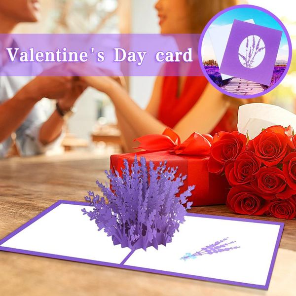 3d handmade lavender three-dimensional greeting card love flower blessing card for kids wife husband birthday greeting
3d handmade lavender three-dimensional greeting card love flower blessing card for kids wife husband birthday greeting