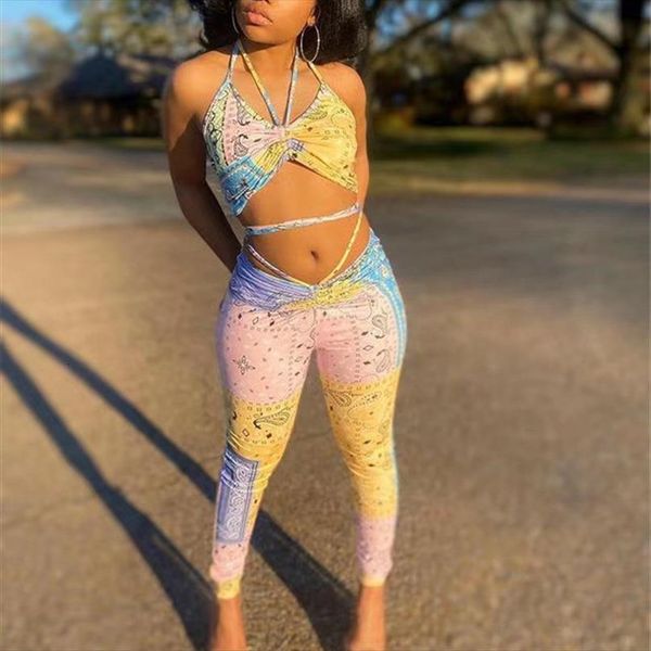 halter print crop womens pants tank and long matching sets outfits women sleeveless bodycon 2 two piece set, White
halter print crop womens pants tank and long matching sets outfits women sleeveless bodycon 2 two piece set, White