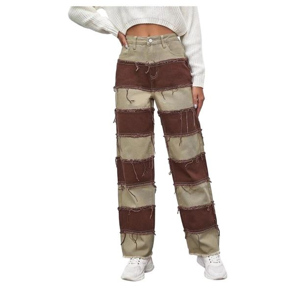 women's pants & capris autumn brown women cowboy street casual hip hop high waist loose straight striped patchwork jeans denim lady fas, Black;white
women's pants & capris autumn brown women cowboy street casual hip hop high waist loose straight striped patchwork jeans denim lady fas, Black;white
