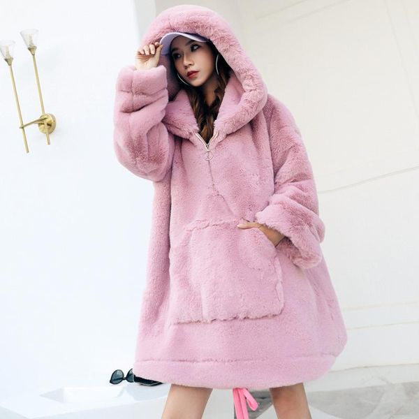 women's fur & faux coat women plush jacket teddy female winter sheepskin coats woman 2021, Black
women's fur & faux coat women plush jacket teddy female winter sheepskin coats woman 2021, Black