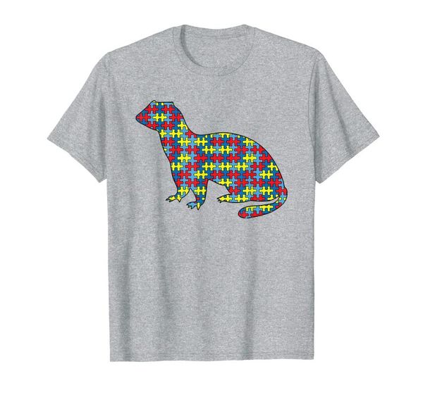 men's t-shirts ferret autism awareness kids weasel pet puzzle day mom gift t-shirt, White;black
men's t-shirts ferret autism awareness kids weasel pet puzzle day mom gift t-shirt, White;black