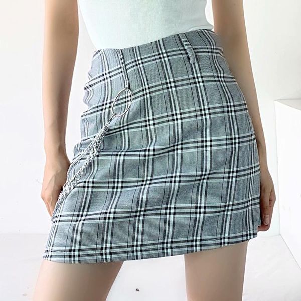 skirts european and american spring summer plaid high waist skirt bag hip ladies short ins same, Black
skirts european and american spring summer plaid high waist skirt bag hip ladies short ins same, Black