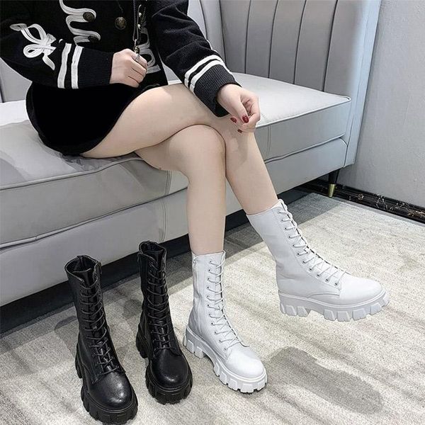 boots women non slip thick platform short ladies lace up pu leather ankle female mid heel round toe cool comfortable shoes, Black
boots women non slip thick platform short ladies lace up pu leather ankle female mid heel round toe cool comfortable shoes, Black