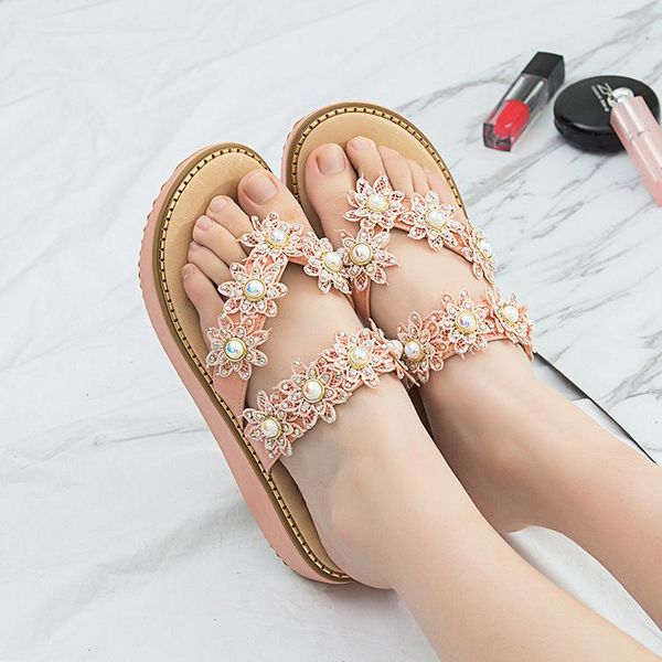 slippers rhinestone women flip flops summer platform wedge woman shoes outside beach lady slides casual zapatillas mujer, Black
slippers rhinestone women flip flops summer platform wedge woman shoes outside beach lady slides casual zapatillas mujer, Black