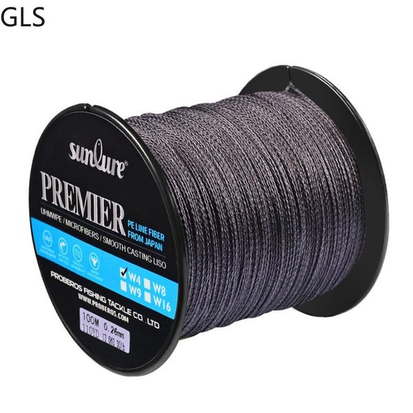 braid line gls 4 strands braided fishing 100m smooth pe multifilament accessories 8 colors available
braid line gls 4 strands braided fishing 100m smooth pe multifilament accessories 8 colors available