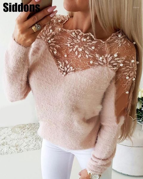 autumn winter fashion beading pullovers sweater women's mesh stitching long sleeves sweaters, White;black
autumn winter fashion beading pullovers sweater women's mesh stitching long sleeves sweaters, White;black
