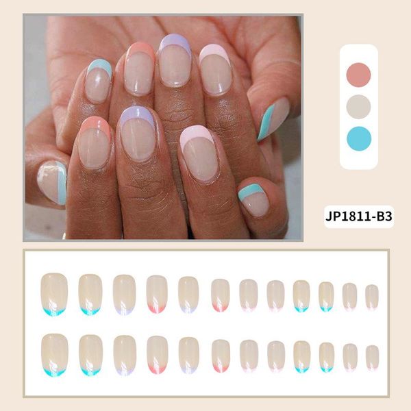 false nails 24 pcs/set candy color french press on short round reusable ultra thin fake with liquid glue wholesale drop, Red;gold
false nails 24 pcs/set candy color french press on short round reusable ultra thin fake with liquid glue wholesale drop, Red;gold