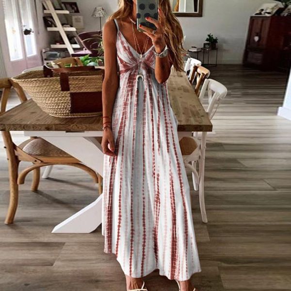 summer elegant v-neck long dress casual women tie-dye print beach sundress sleeveless female maxi dress 2021 vestidos#j3, Black;gray
summer elegant v-neck long dress casual women tie-dye print beach sundress sleeveless female maxi dress 2021 vestidos#j3, Black;gray