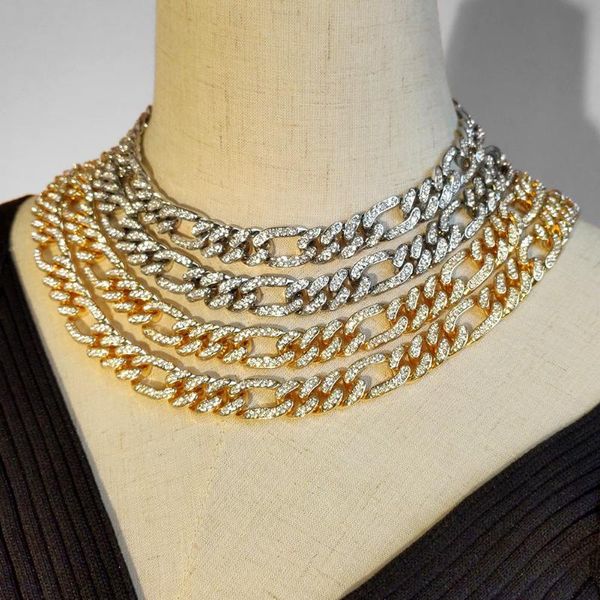 chains hip hop rhinestones paved miami curb cuban chain necklace jewelry gold silver color rapper rock thick metal necklaces
chains hip hop rhinestones paved miami curb cuban chain necklace jewelry gold silver color rapper rock thick metal necklaces
