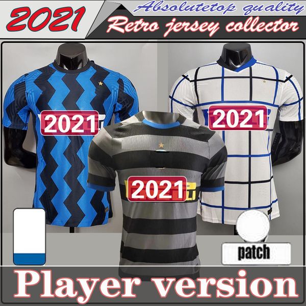 20 21 player version inter home 3rd eriksen lukaku lautaro milan soccer jersey sensi barella jersey 2020 2021 football shirts men shirt, Black;yellow
20 21 player version inter home 3rd eriksen lukaku lautaro milan soccer jersey sensi barella jersey 2020 2021 football shirts men shirt, Black;yellow
