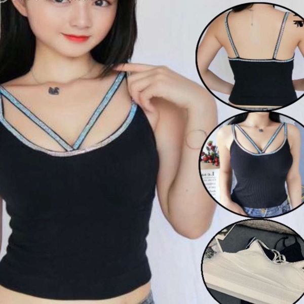 new rimless elastic large size coaster yoga exercise sleep vest suspender undercoat, Gray
new rimless elastic large size coaster yoga exercise sleep vest suspender undercoat, Gray