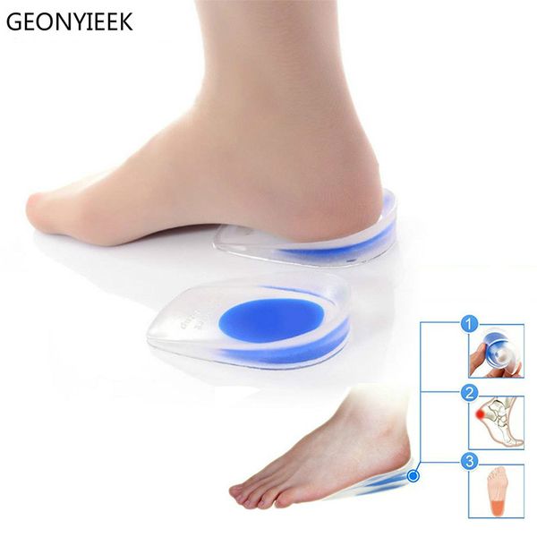 soft silicone increase heel support pad cup gel shock cushion ortc insole plantar flat feet care half-height for men women
soft silicone increase heel support pad cup gel shock cushion ortc insole plantar flat feet care half-height for men women
