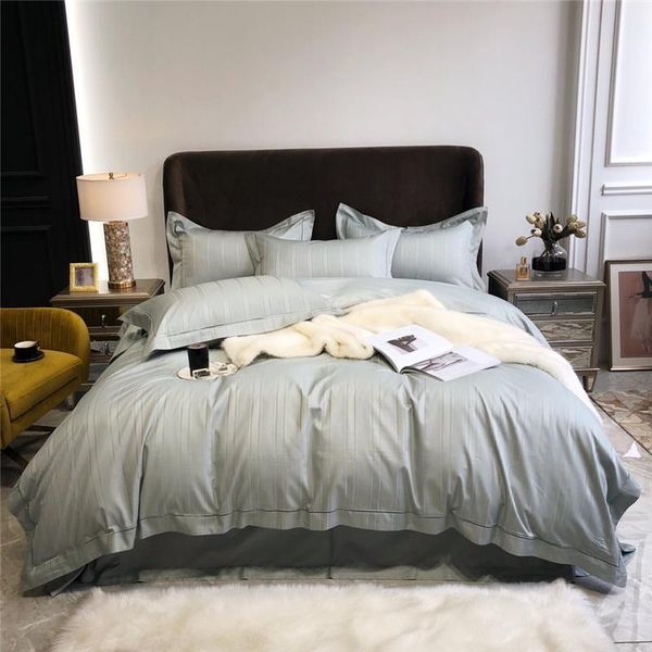bedding sets 2021 jacquard 100s cotton stripe lattice set smooth duvet cover bed flat sheet pillowcases 4pcs king size
bedding sets 2021 jacquard 100s cotton stripe lattice set smooth duvet cover bed flat sheet pillowcases 4pcs king size