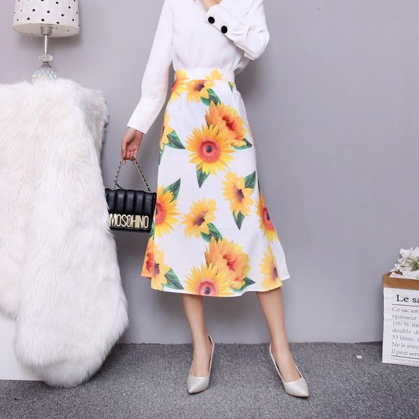 2021 new summer autumn print women's skirt mid-calf length elastic waist elegant casual a line midi skirts women qgou, Black
2021 new summer autumn print women's skirt mid-calf length elastic waist elegant casual a line midi skirts women qgou, Black