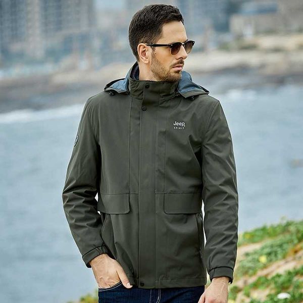 / jeep 2021 new fall winter two piece casual slim jacket fashion 2139, Black
/ jeep 2021 new fall winter two piece casual slim jacket fashion 2139, Black