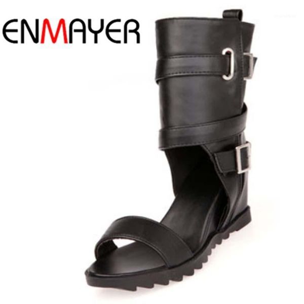 boots enmayer round toe open wedges women casual shoes motorcycle summer platform big size 34-431, Black
boots enmayer round toe open wedges women casual shoes motorcycle summer platform big size 34-431, Black