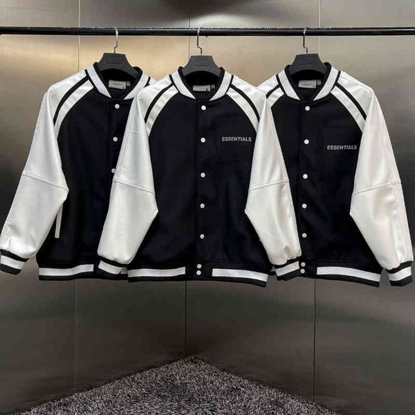 fw21 new fashion brand lorenzo oversize sentials baseball et reflective letter hip hop loose coat, Black
fw21 new fashion brand lorenzo oversize sentials baseball et reflective letter hip hop loose coat, Black