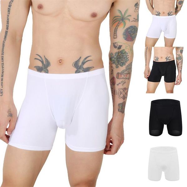 underpants big bag u convex ice silk hip lifting anti-wear leg mid-length men's boxer briefs mens seamless underwear, Black;white
underpants big bag u convex ice silk hip lifting anti-wear leg mid-length men's boxer briefs mens seamless underwear, Black;white